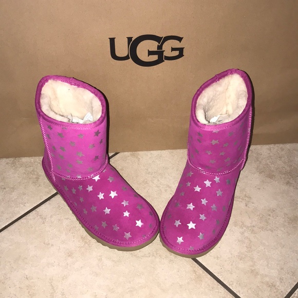UGG Other - UGG Big kids star short boots hot pink #6